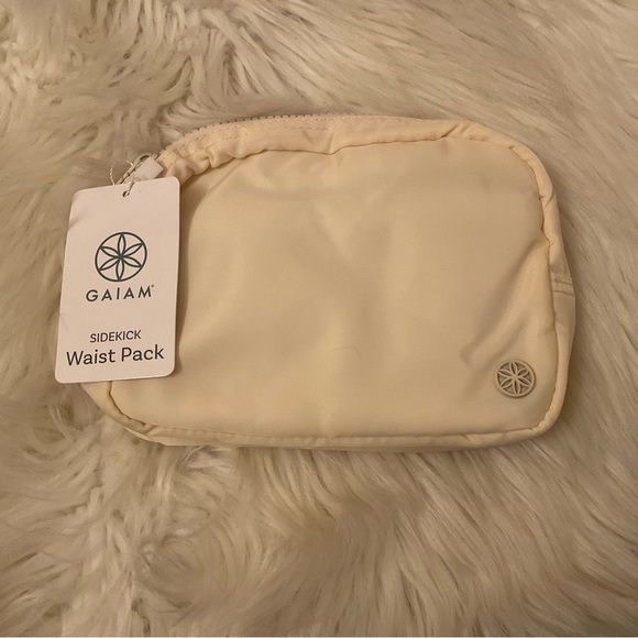 Gaiam Sidekick Waistpack - NWT - Cream - Picture 2 of 12